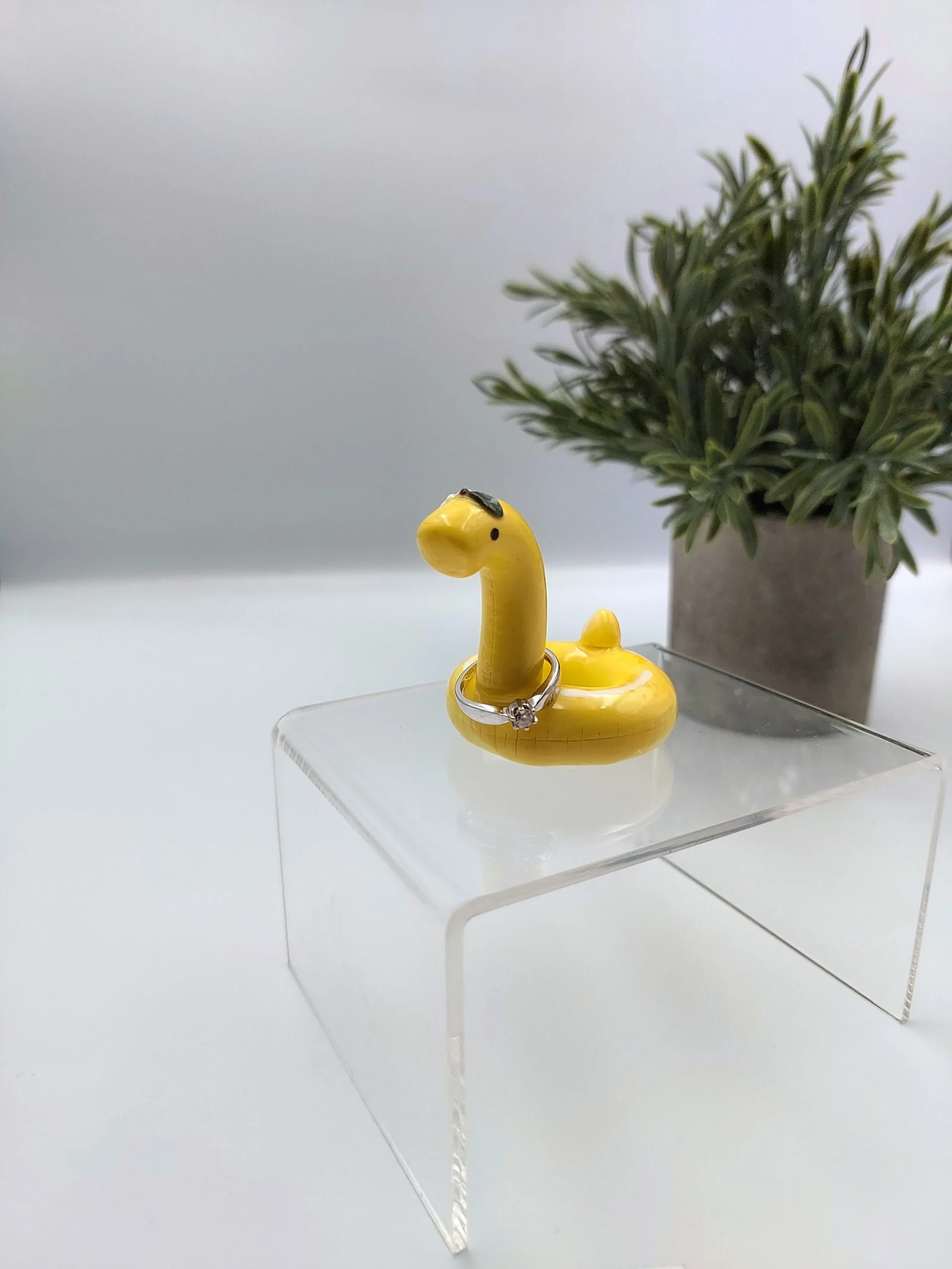 Lime pool float ring holder - Image 2