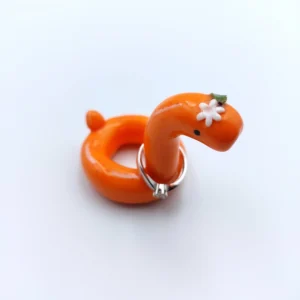 Orange pool float ring holder