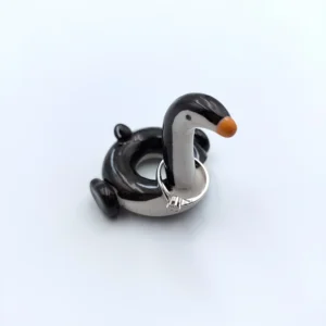 Penguin pool float ring holder
