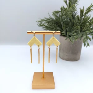 Polymer clay earrings dangle (Polimer agyag fülbevaló lógós) (1)