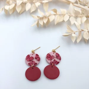 Polymer clay earrings dangle