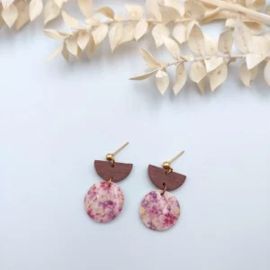 Polymer clay earrings dangle
