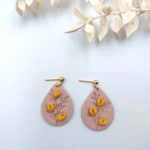 Polymer clay earrings dangle