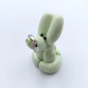 Balloon rabbit ring holder (Lufi nyúl gyűrűtartó) (1)