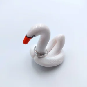 Balloon swan ring holder (Lufi hattyú gyűrűtartó) (1)